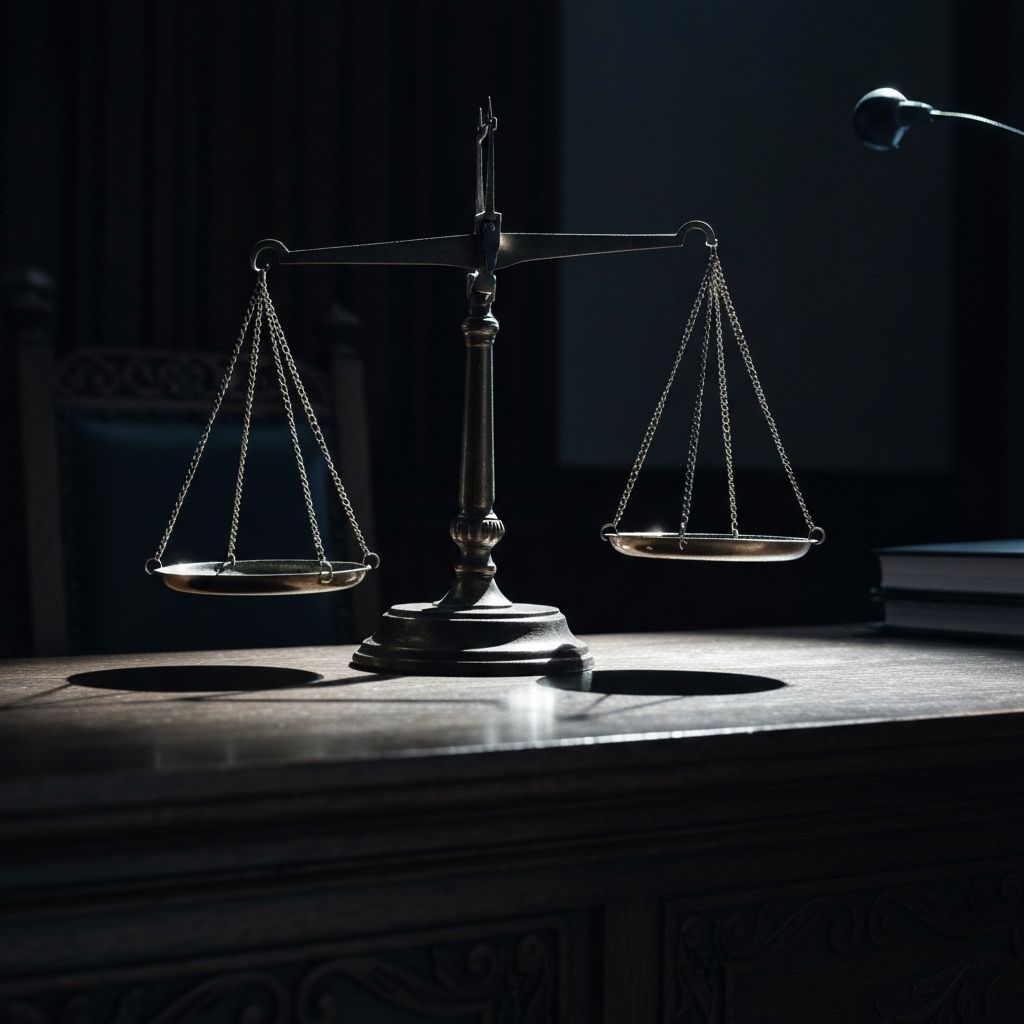 The scales of justice have always tilted. The question is whether we accept that.